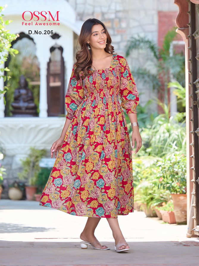 Summer Style Vol 2 By Ossm Long Kurti Catalog